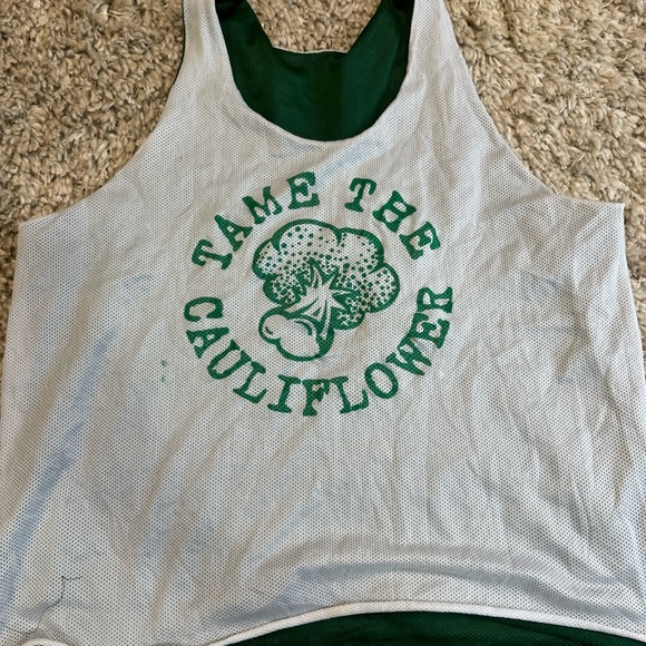 Respect the broccoli 🥦 tame the cauliflower mesh tank, xaul zan - Picture 4 of 4